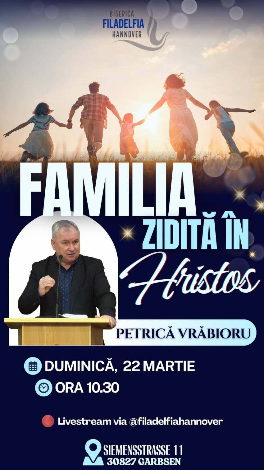 Petrică Vrăbioru la Biserica Filadelfia Hannover