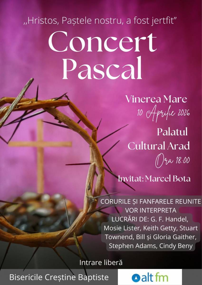 Concert Pascal la Palatul Cultural Arad
