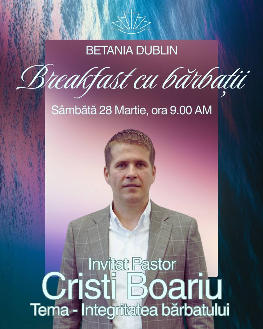 Cristi Boariu la Biserica Betania Dublin 