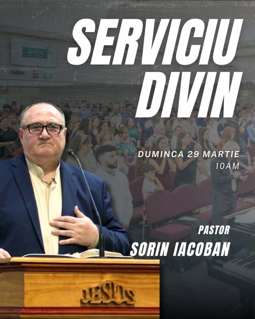 Sorin Iacoban la Romanian Christian Pentecostal Church Philadelphia