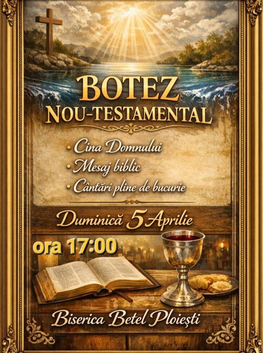 Botez la Biserica Betel Ploiești