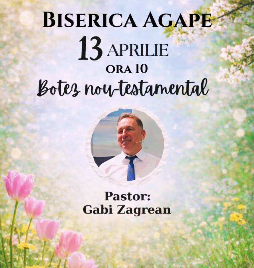 Botez la Biserica Agape Bistrița
