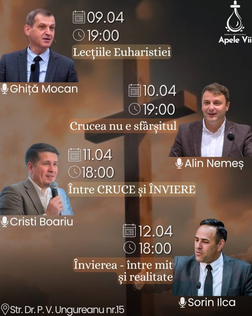 Seri de evanghelizare la Biserica Apele Vii Timișoara