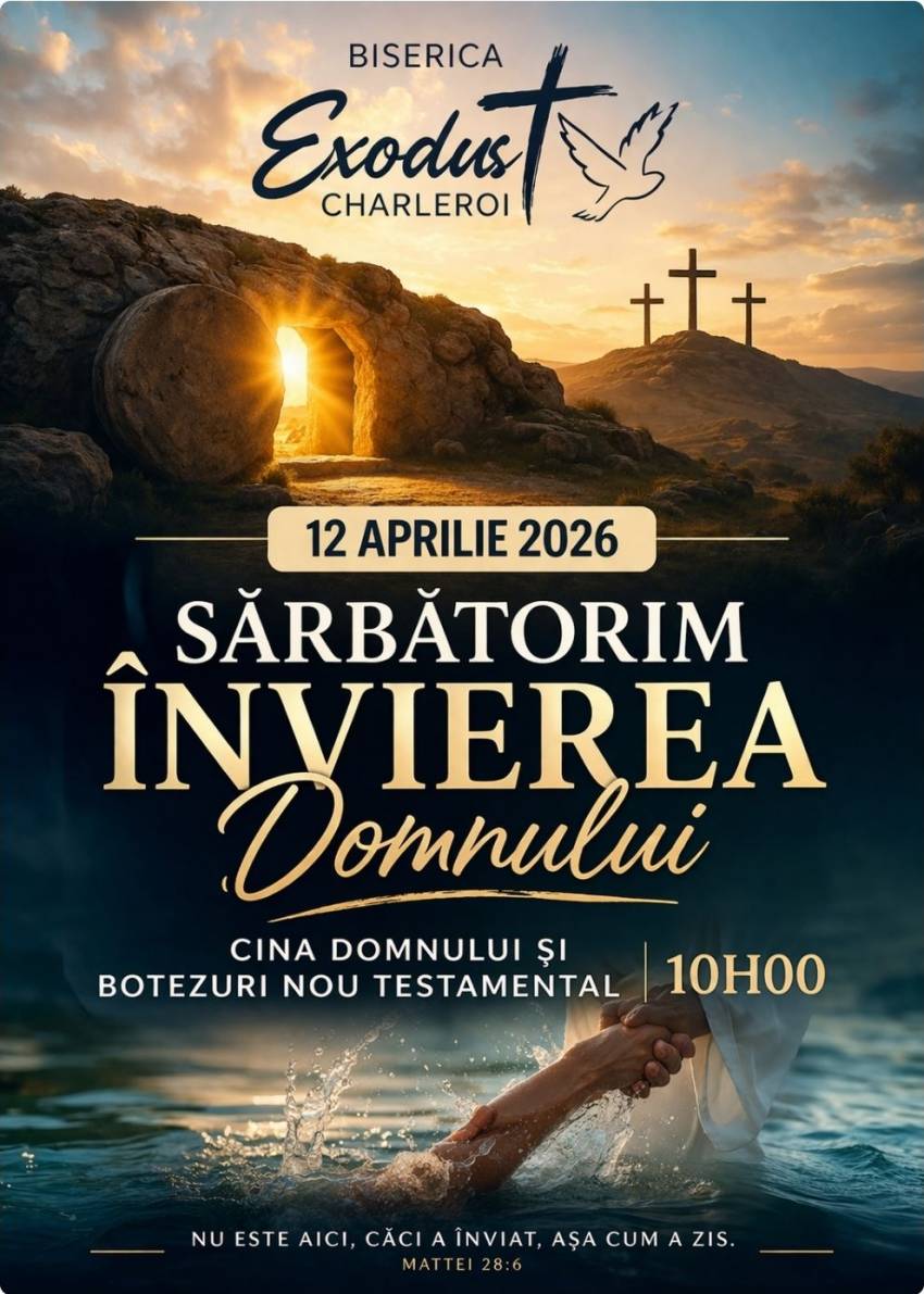 Botez la Biserica Exodus Charleroi