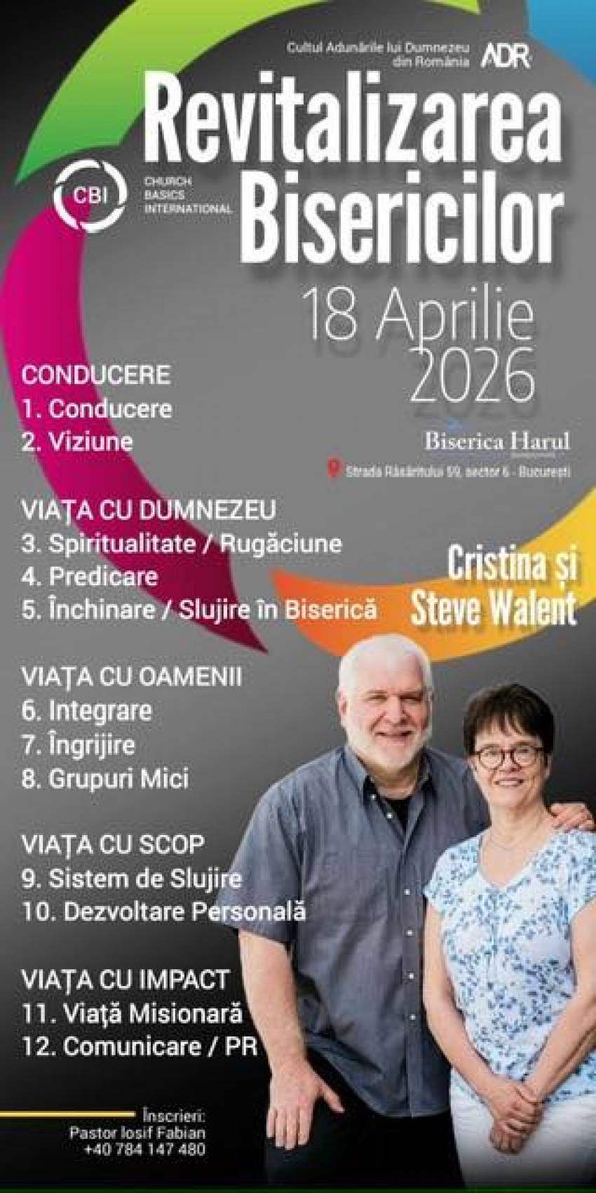 Conferința „Revitalizarea Bisericilor” la Biserica Internațională Harul Bucureşti 