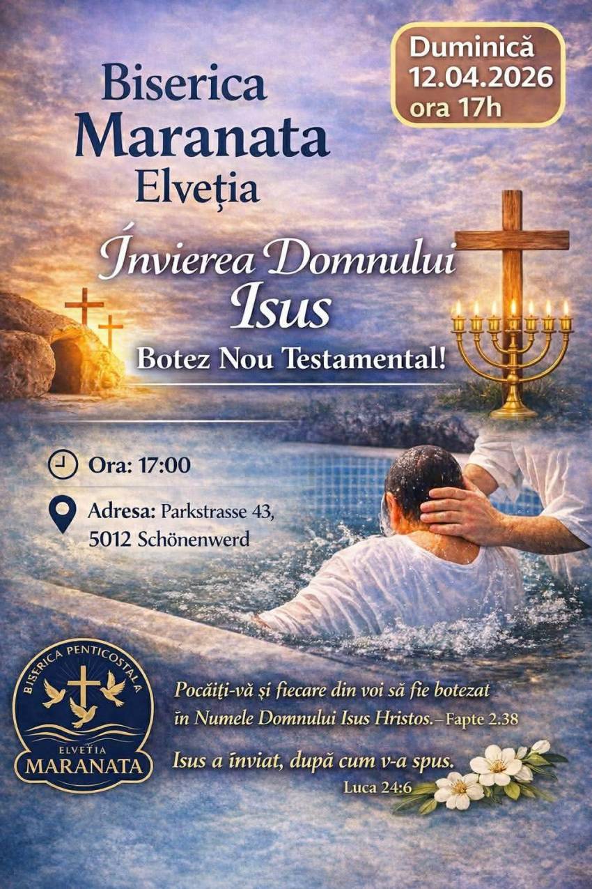 Botez la Biserica Maranata Schönenwerd