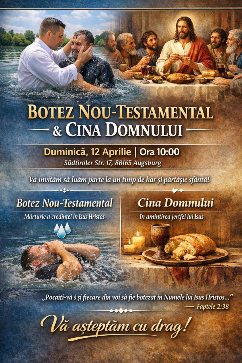 Botez la Biserica Betel Augsburg