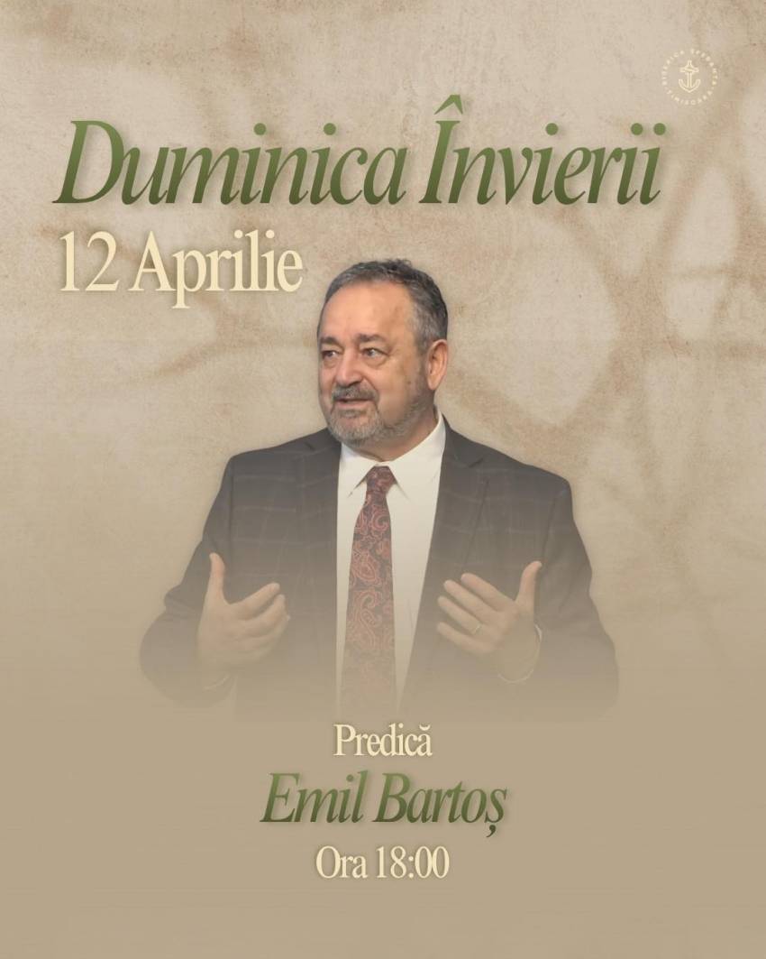 Emil Bartoș la Biserica Speranța Timișoara