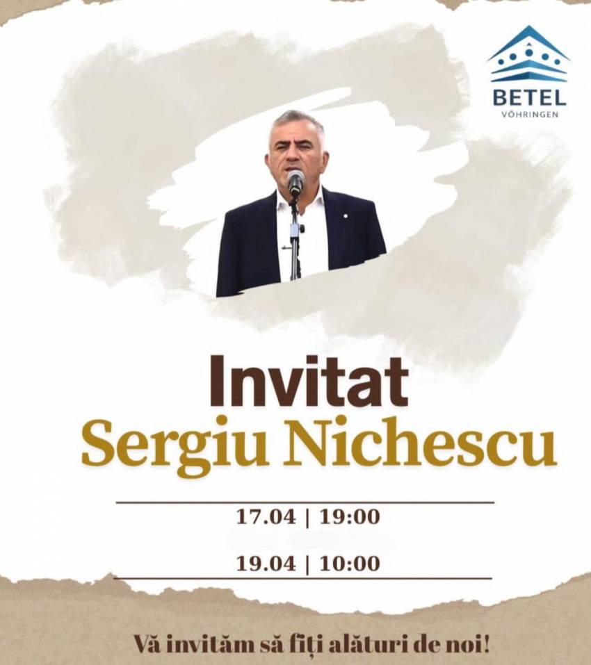 Sergiu Nichescu la Biserica Betel Vöhringen