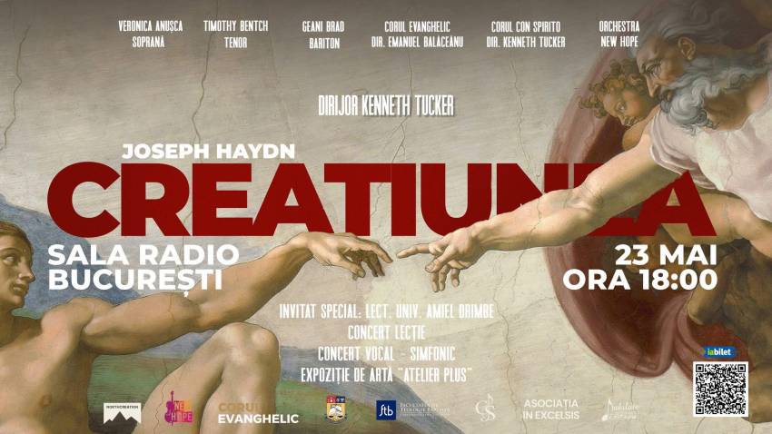 Oratoriul „Creațiunea” de Joseph Haydn la la Sala Radio București