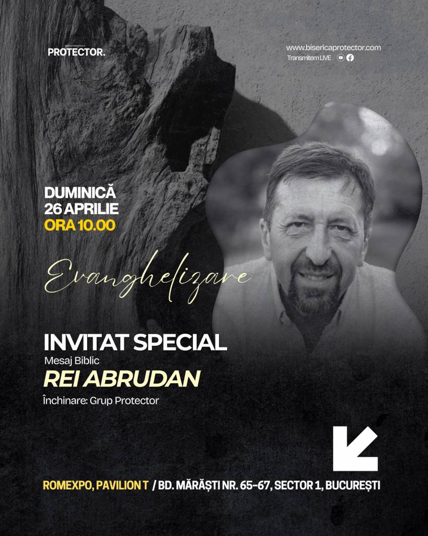 Rei Abrudan la Biserica Protector București