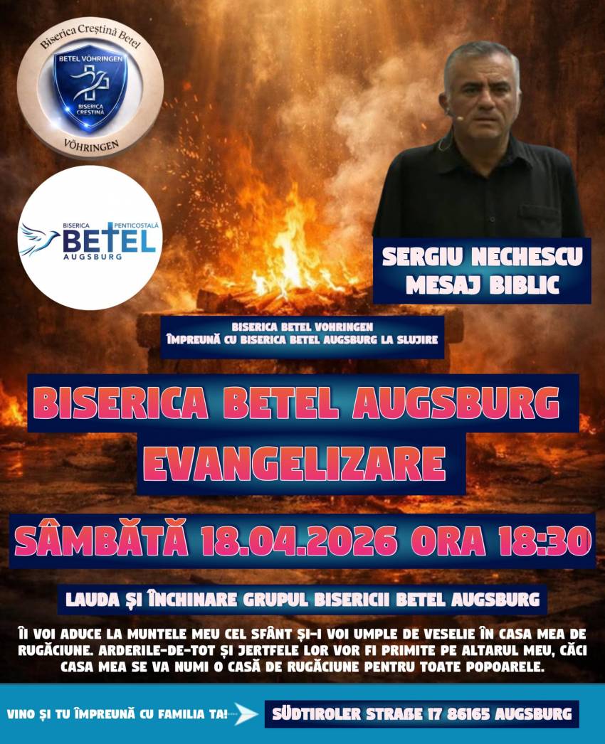 Sergiu Nichescu la Biserica Betel Augsburg