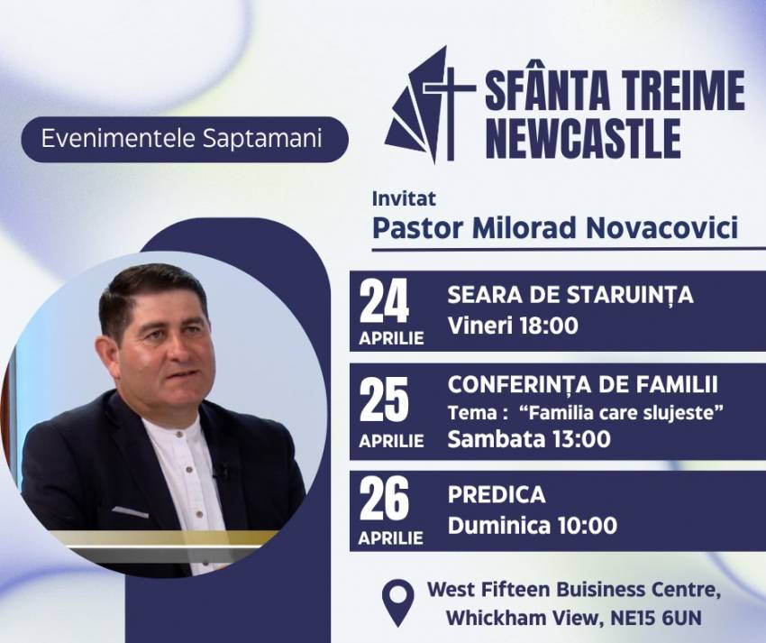 Conferință pentru familii la Biserica Sfânta Treime Newcastle