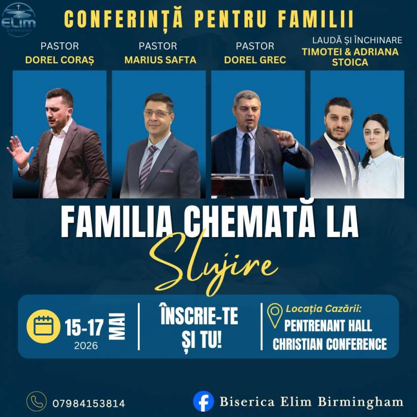 Conferință pentru familii la Biserica Elim Birmingham