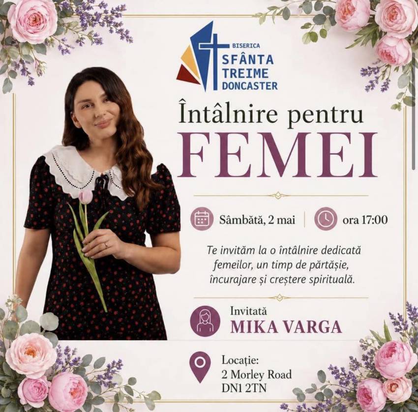 Întâlnire pentru femei la Biserica Sfânta Treime Londra