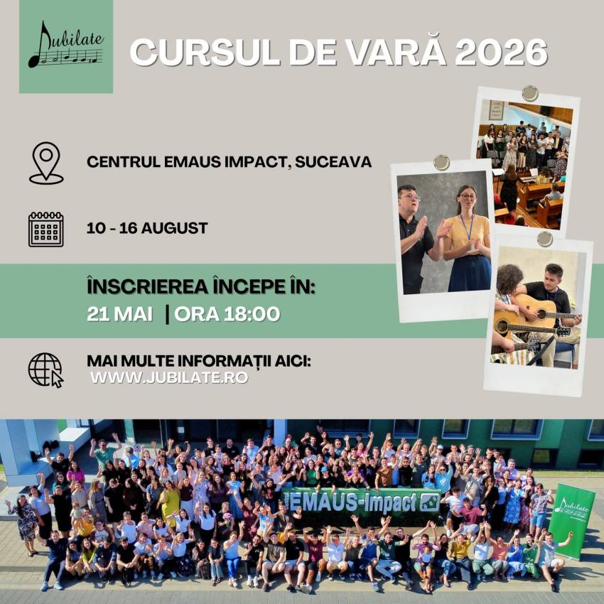 Cursul de vară 2026 Jubilate