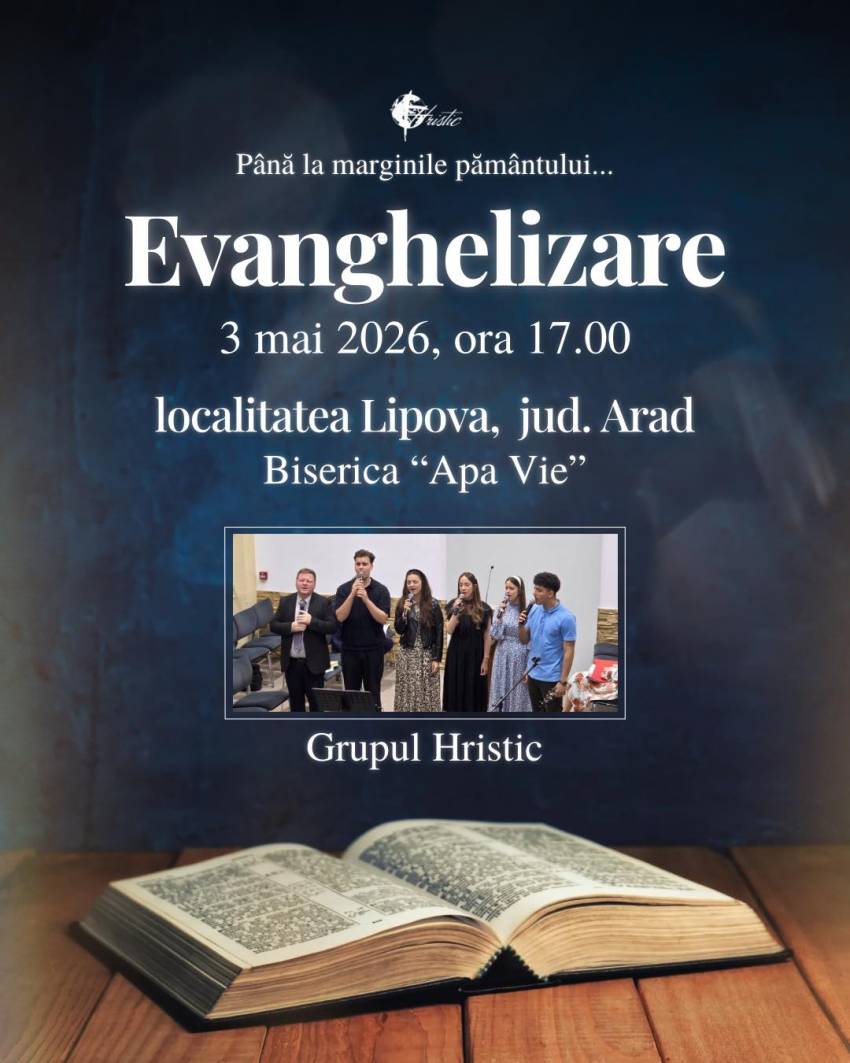 Misiunea Hristic la Biserica Apa Vie Lipova