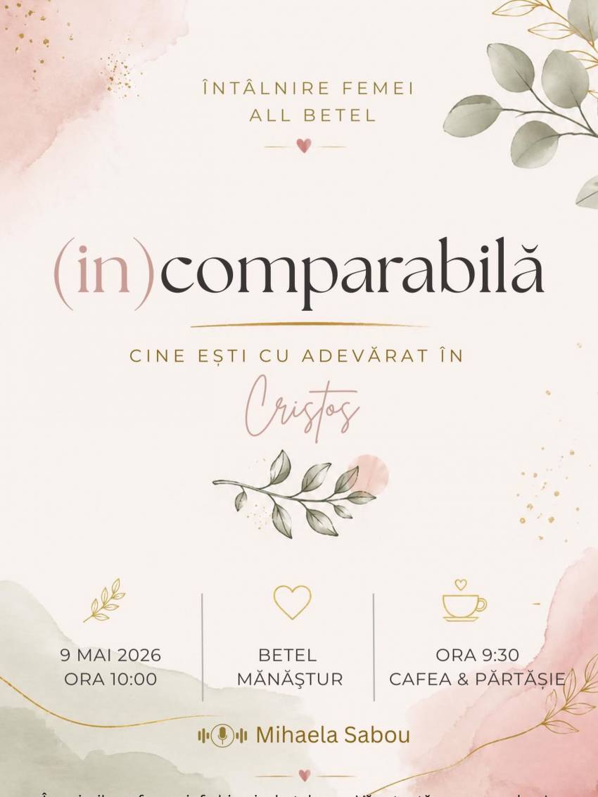 Întâlnire pentru femei la Biserica Betel Mănăștur Cluj-Napoca