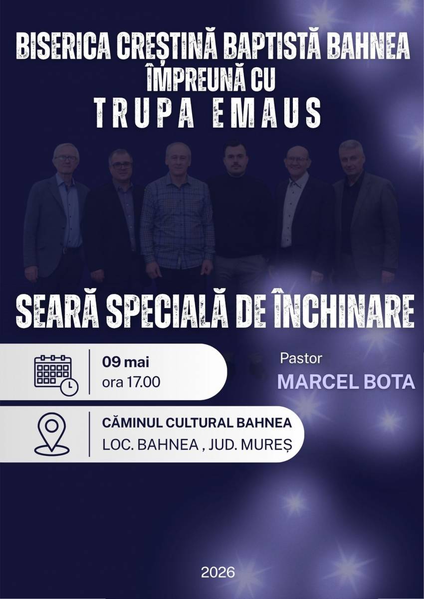 Trupa Emaus la Biserica Baptistă Bahnea