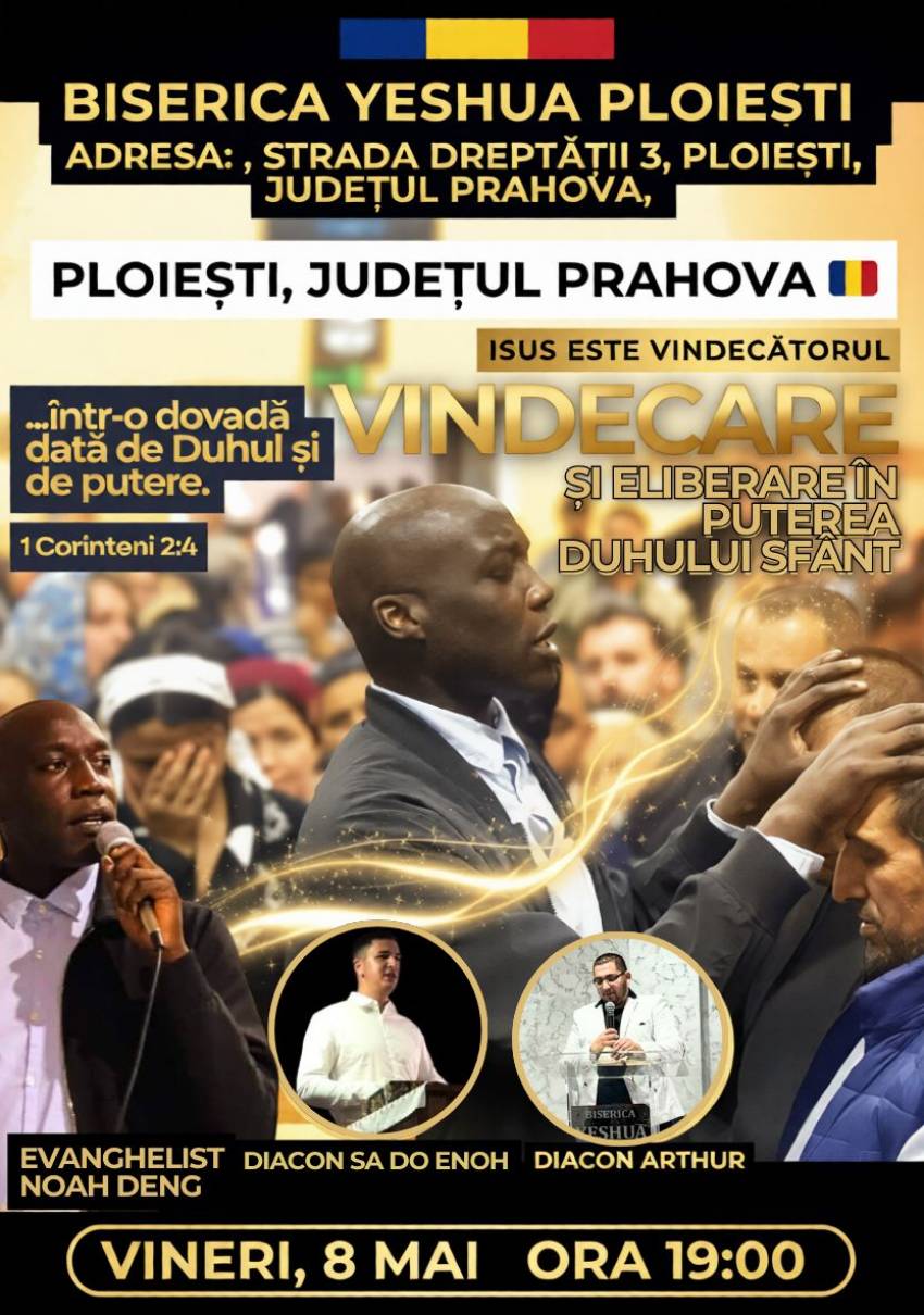 Noah Deng la Biserica Yeshua Ploiești