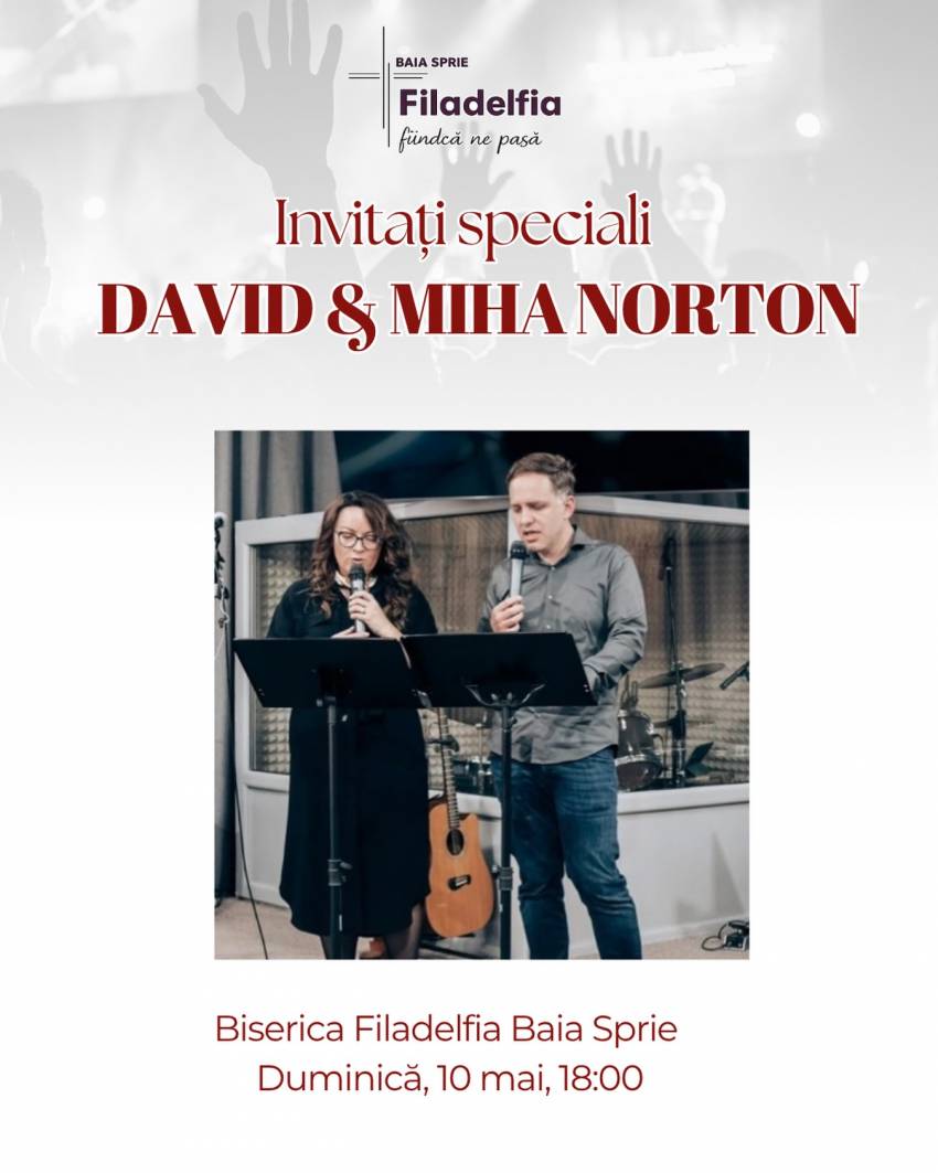 David & Miha Norton la Biserica Filadelfia Baia Sprie