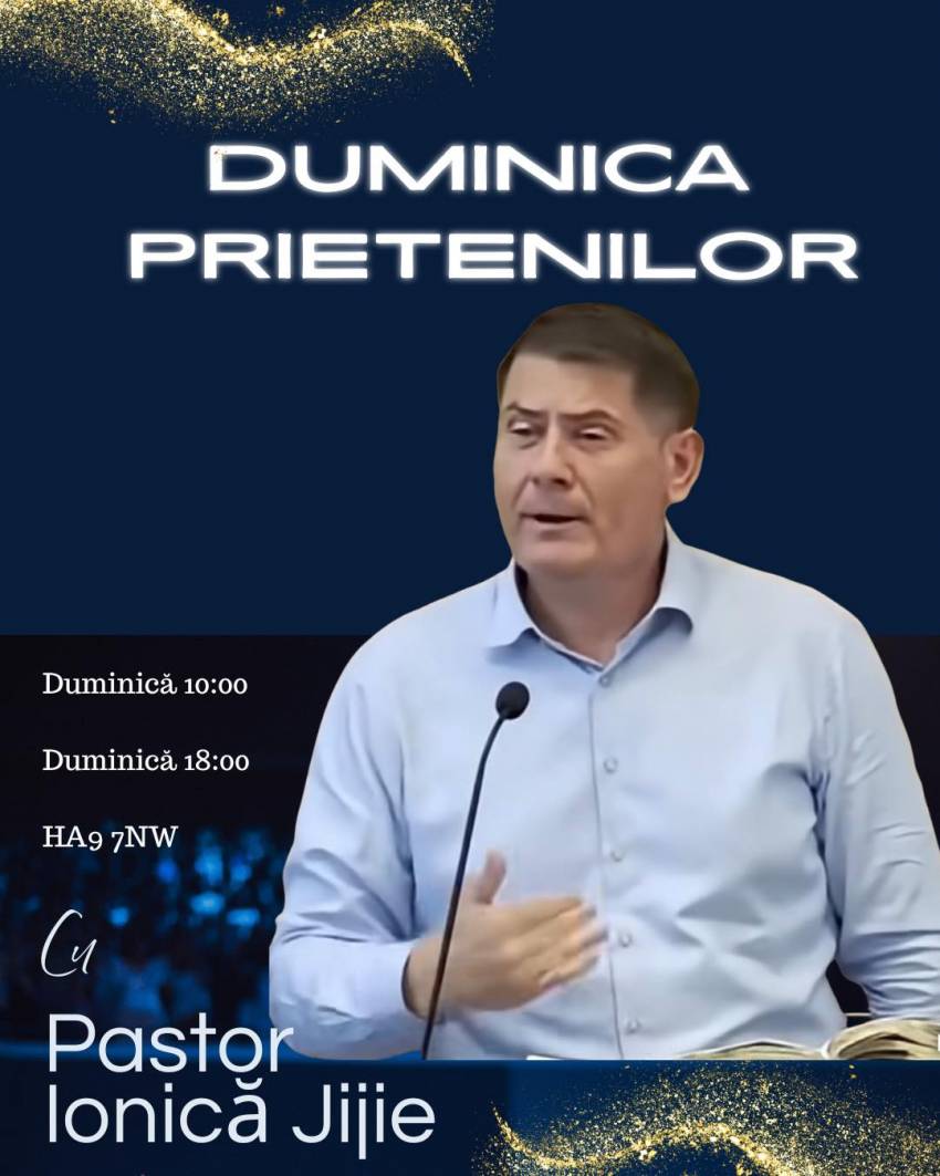 Ionică Jijie la Biserica Peniel Londra