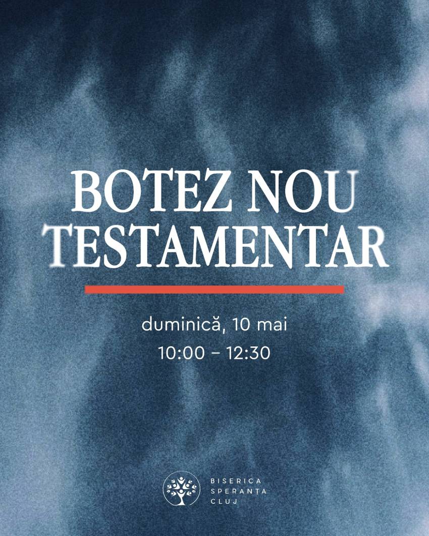 Botez la Biserica Speranţa Cluj-Napoca