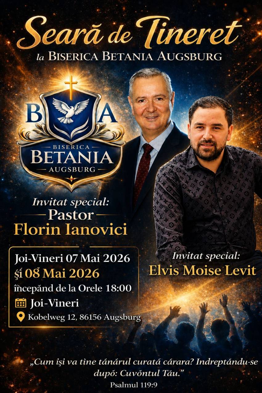 Florin Ianovici la Biserica Betania Augsburg