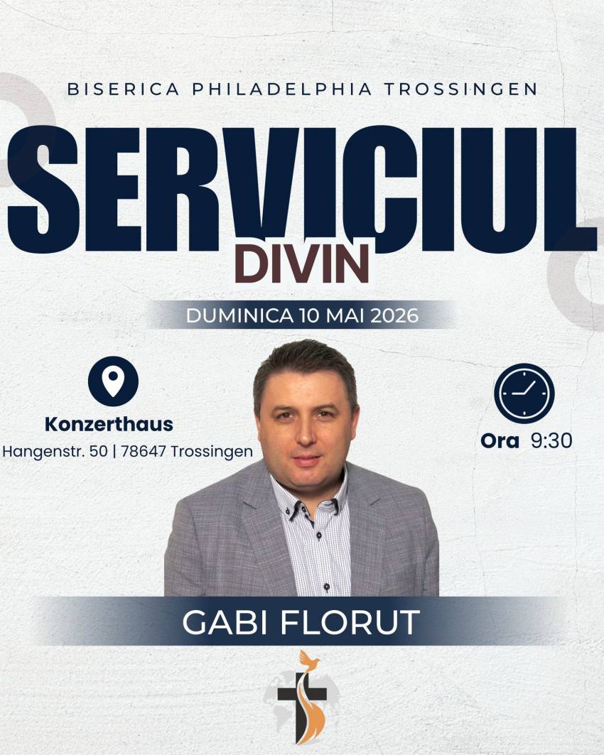 Gabi Floruț la Biserica Philadelphia Trossingen