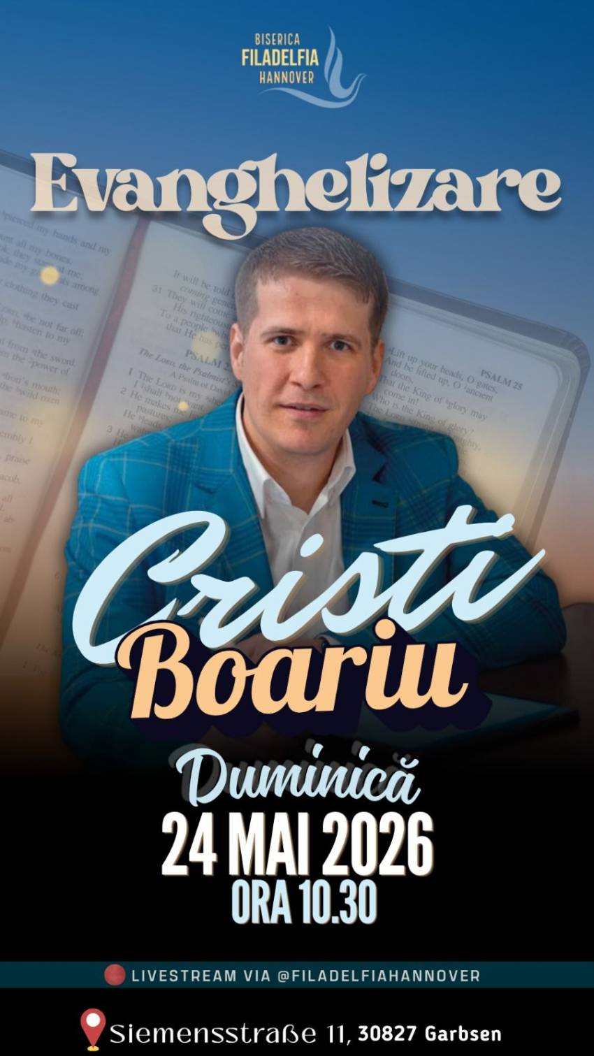 Cristi Boariu la Biserica Filadelfia Hannover