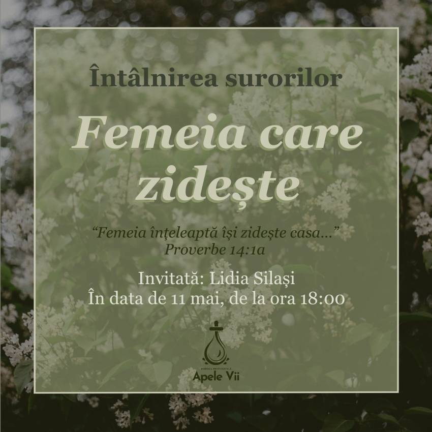 Întâlnirea surorilor la Biserica Apele Vii Timișoara