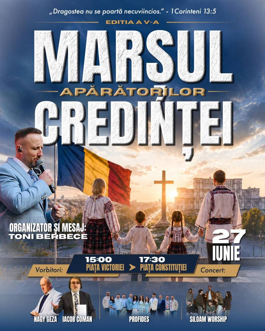 Tony Berbece ◉ De ce să vii la Marșul Apărătorilor Credinței, Ediția a V-a