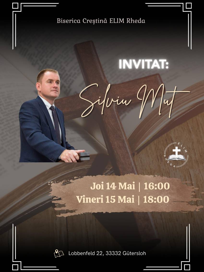 Silviu Mut la Biserica Elim Rheda