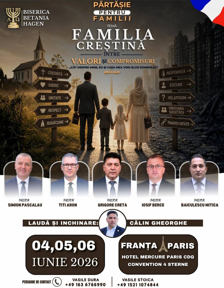 Conferință pentru familii la Paris