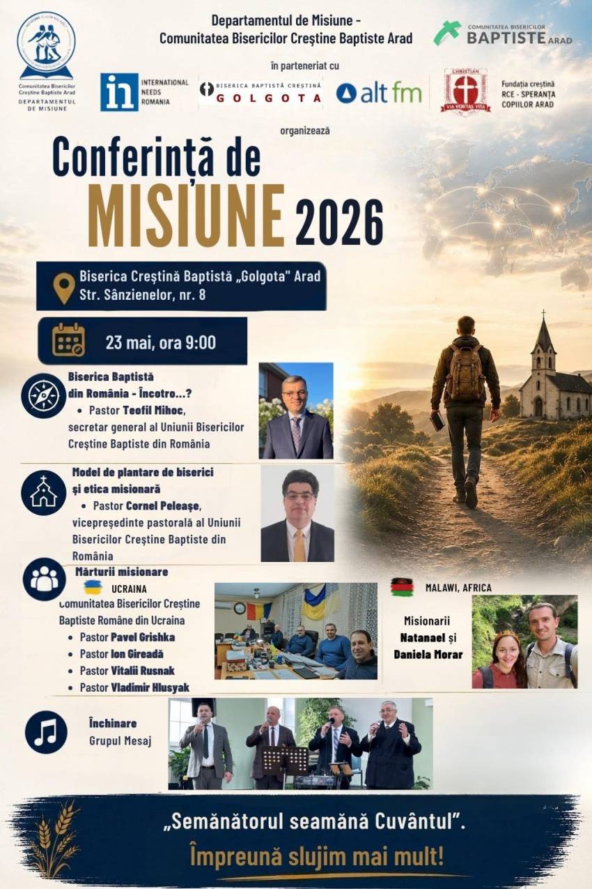 CONFERINȚA DE MISIUNE 2026