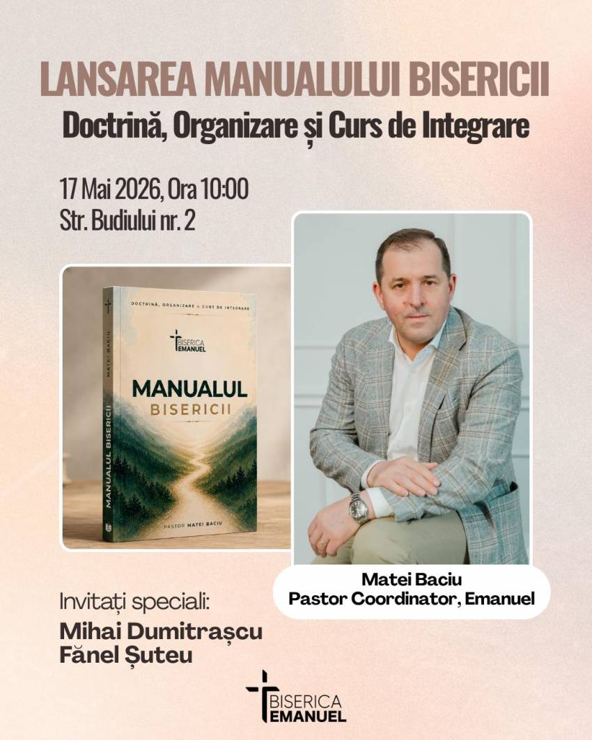 Lansare de carte la Biserica Emanuel Târgu Mureș