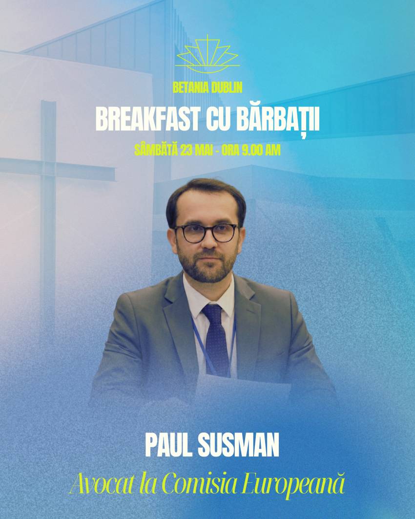Paul Șușman la Biserica Betania Dublin