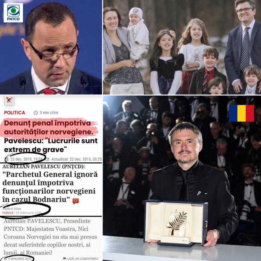 CRISTIAN MUNGIU - PALME D`OR PENTRU FAMILIA BODNARIU!