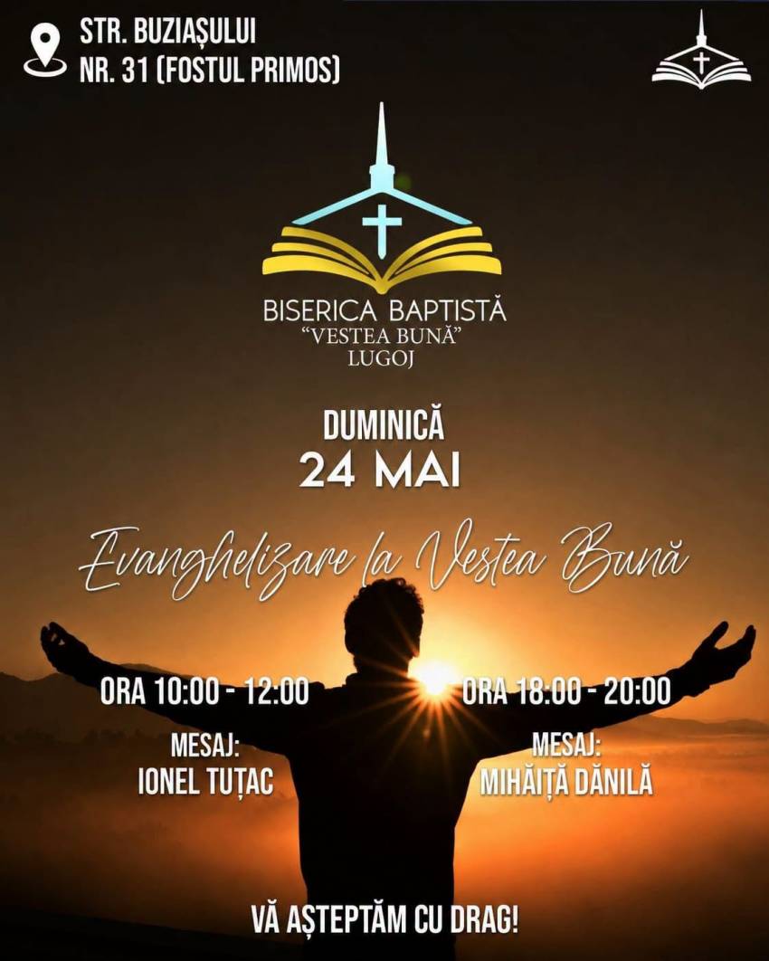 Mihăiță Dănilă la Biserica Vestea Bună Lugoj