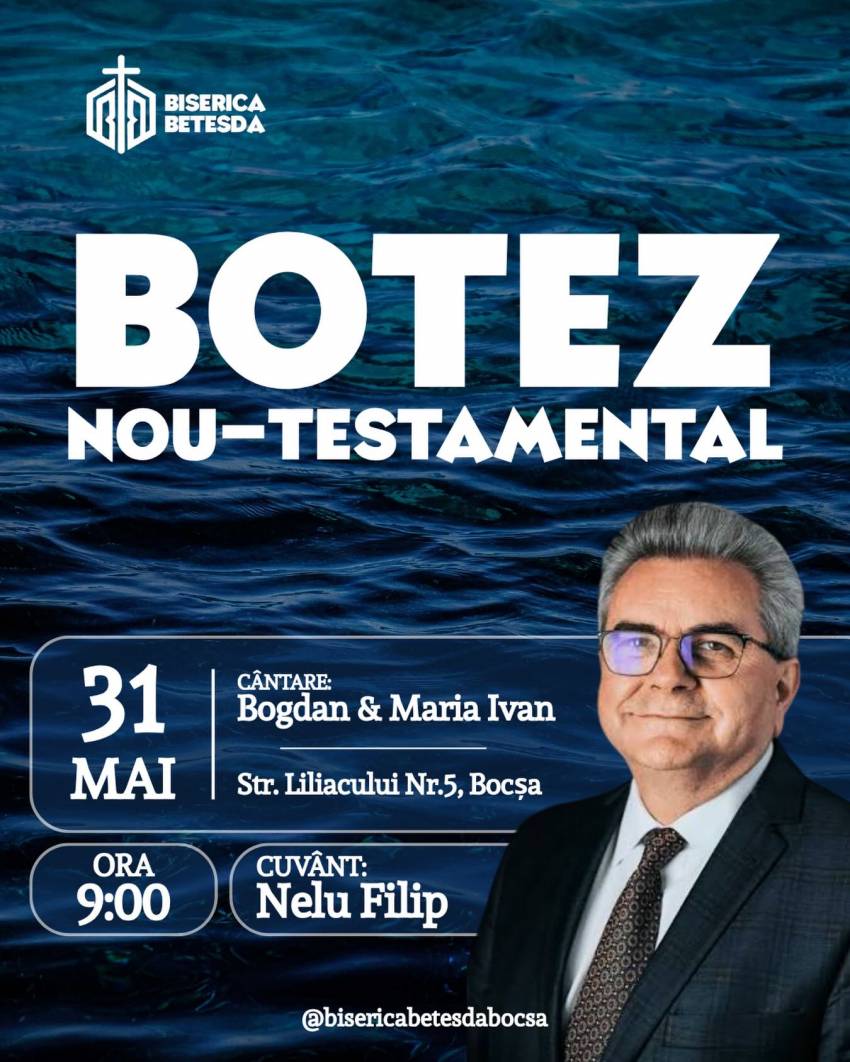 Botez la Biserica Betesda Bocșa