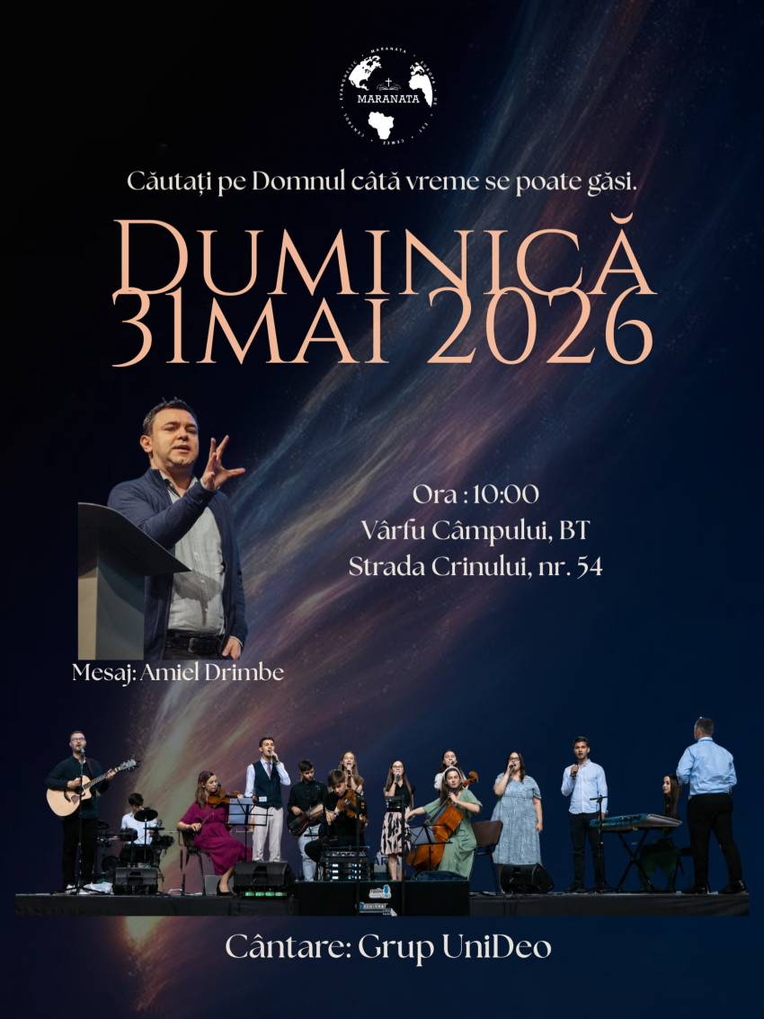 Amiel Drimbe la Biserica Maranata Vârfu Câmpului