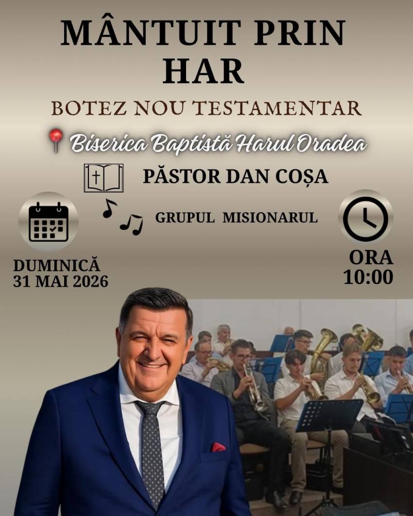 Botez la Biserica Harul Oradea