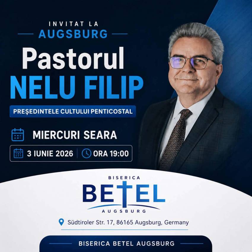 Nelu Filip la Biserica Betel Augsburg