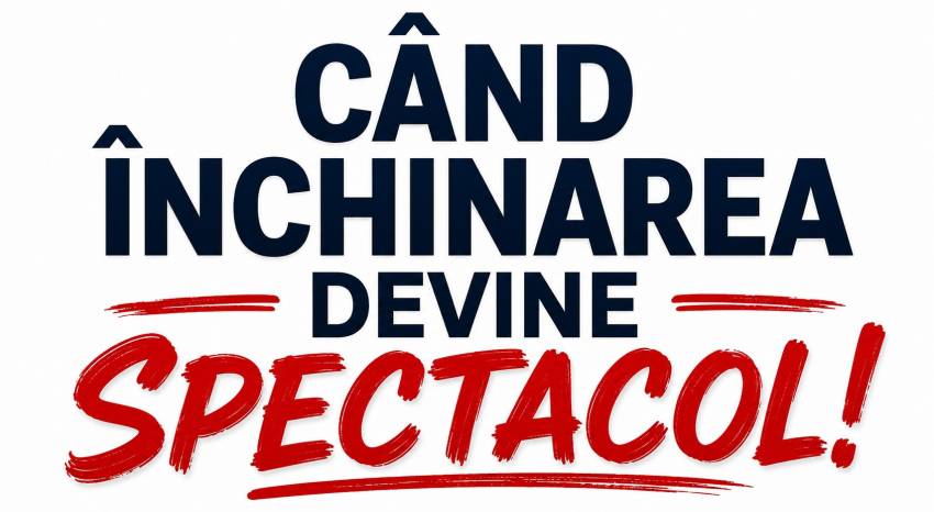 Costel Ghioancă ◉ CÂND ÎNCHINAREA SE TRANSFORMĂ ÎN SPECTACOL