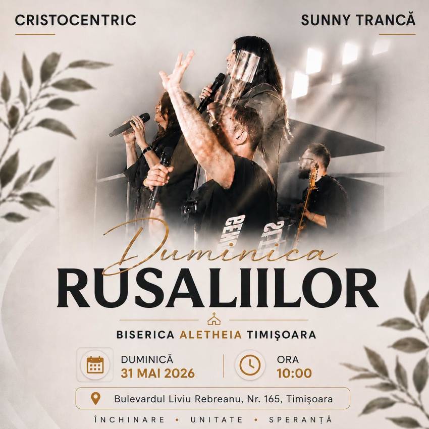 Cristocentric & Sunny Trancă la Biserica Aletheia Timişoara
