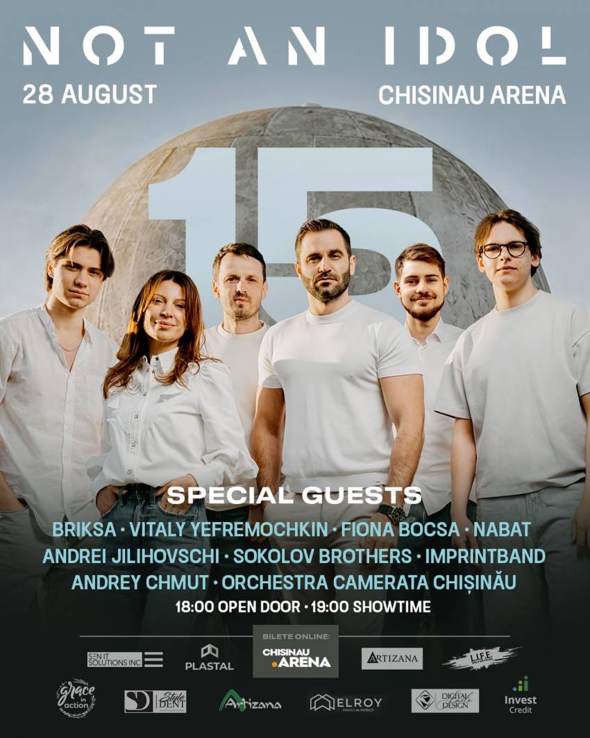 Not an Idol pe Arena Chișinău