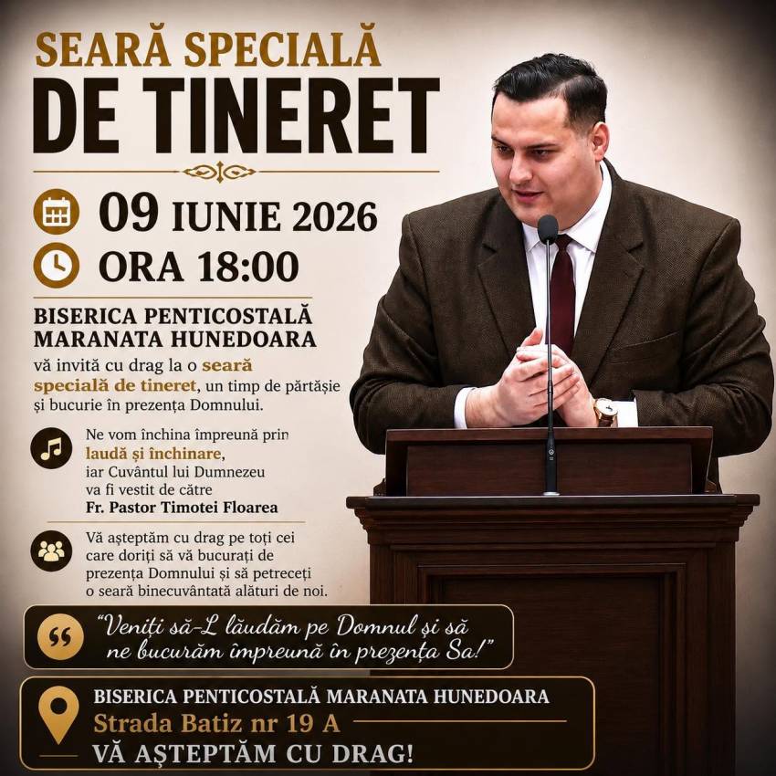 Timotei Floarea la Biserica Maranata Hunedoara