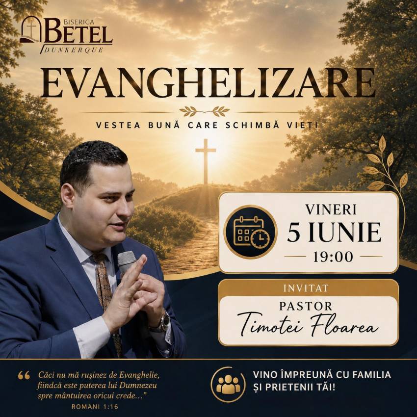 Timotei Floarea la Biserica Betel Dunkerque