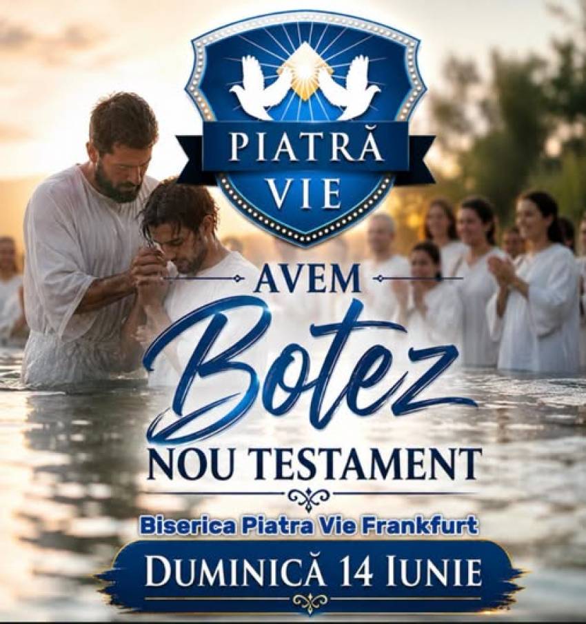 Botez la Biserica Piatra Vie Frankfurt