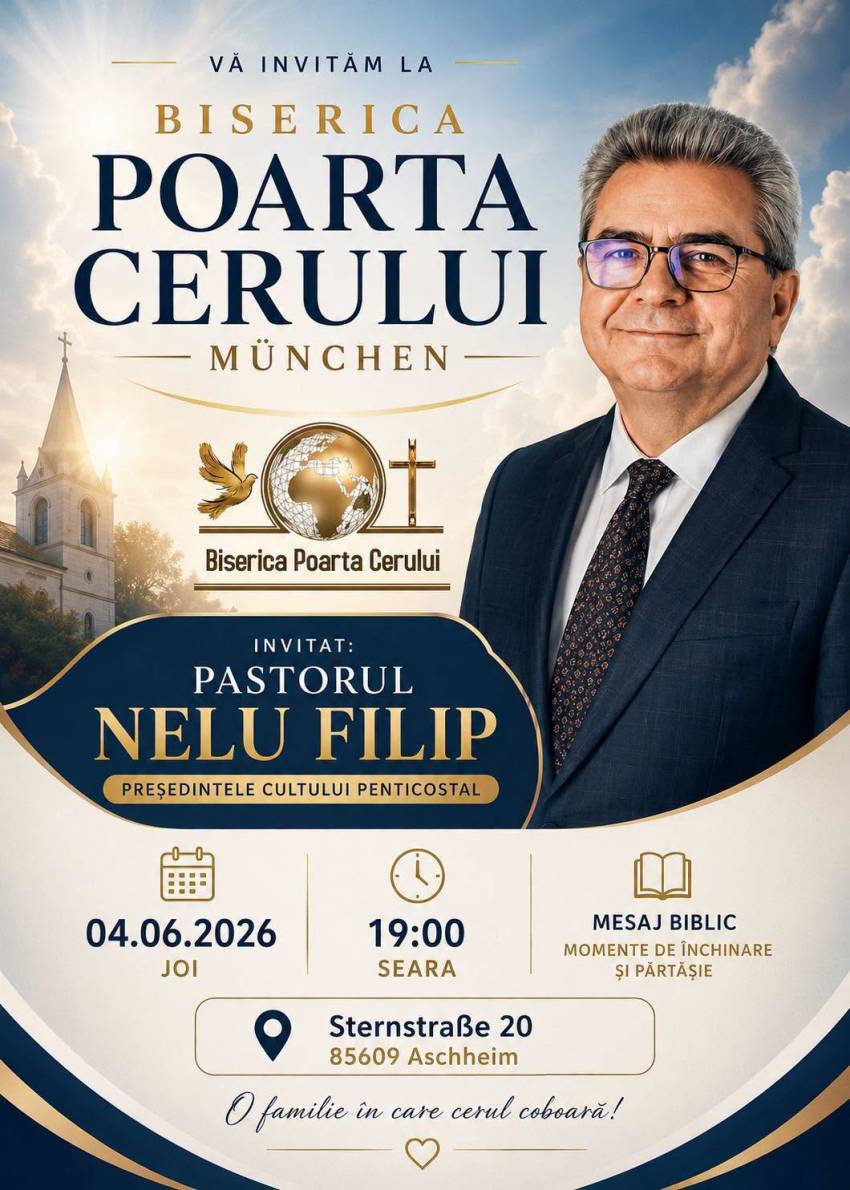 Nelu Filip la Biserica Poarta Cerului München